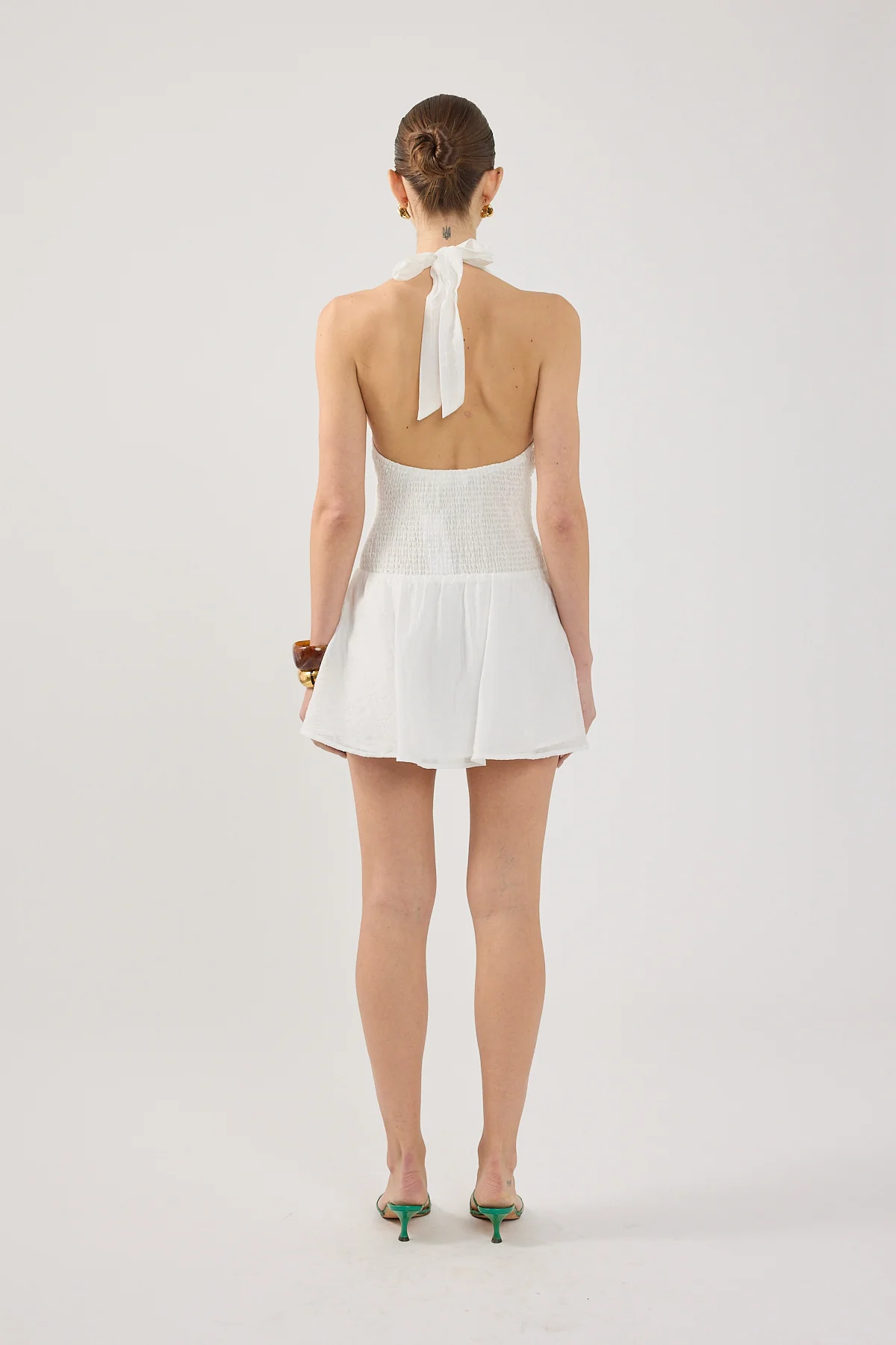 Perfect Stranger Immy Halter Mini Dress White - Image 6