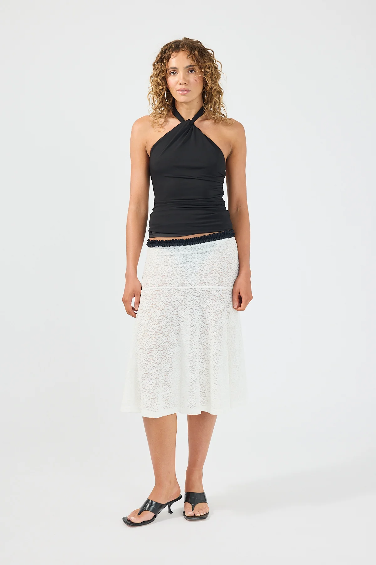 Perfect Stranger Isla Halter Twist Top Black - Image 6