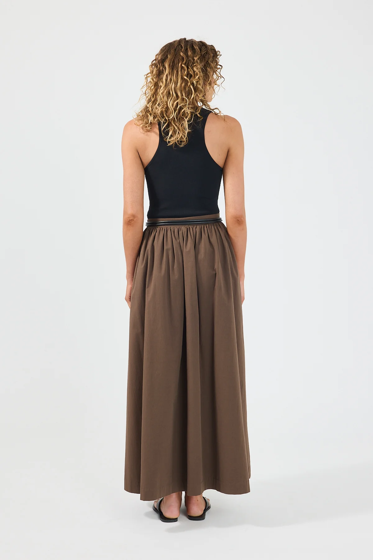 Perfect Stranger Isley Maxi Skirt Brown - Image 3