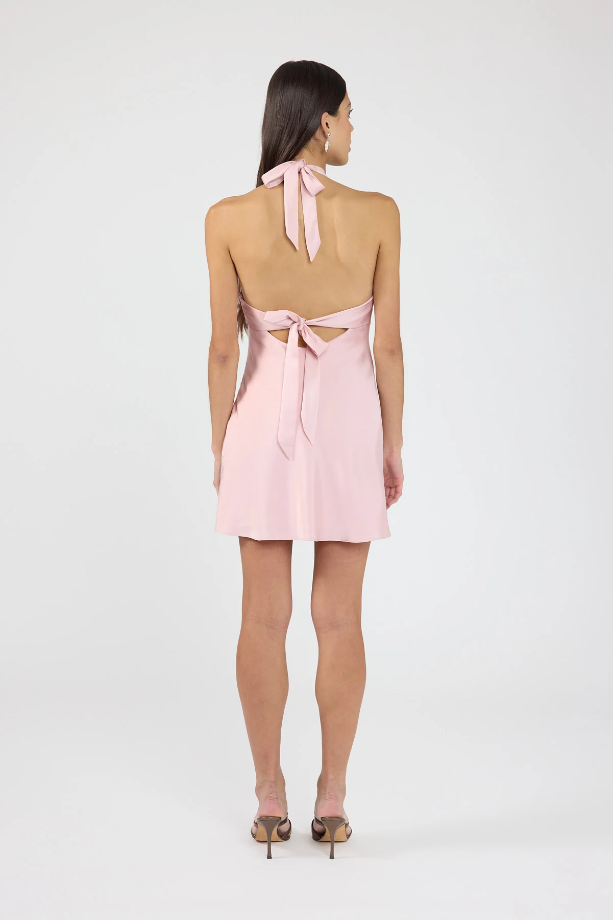 Perfect Stranger Jaden Halter Mini Dress Pink - Image 5
