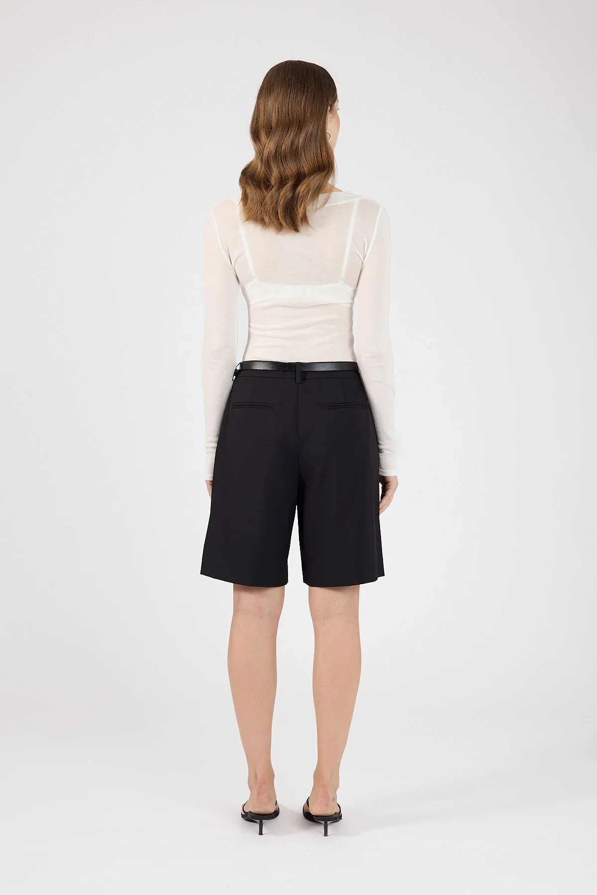 Perfect Stranger Jordi Tailored Longline Short Black - Image 6