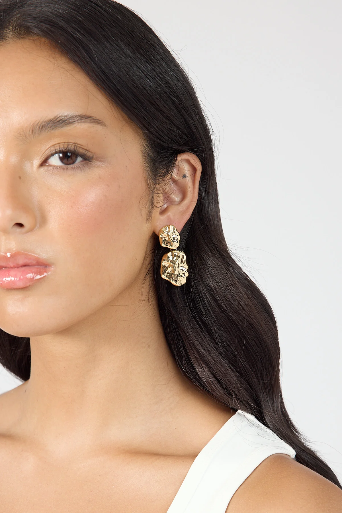 Perfect Stranger Kairo Drop Earrings 18K Gold Plated - Image 3