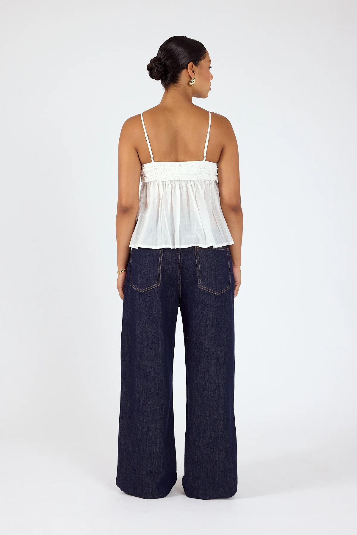 Perfect Stranger Klara Frill Cami Top White - Image 5