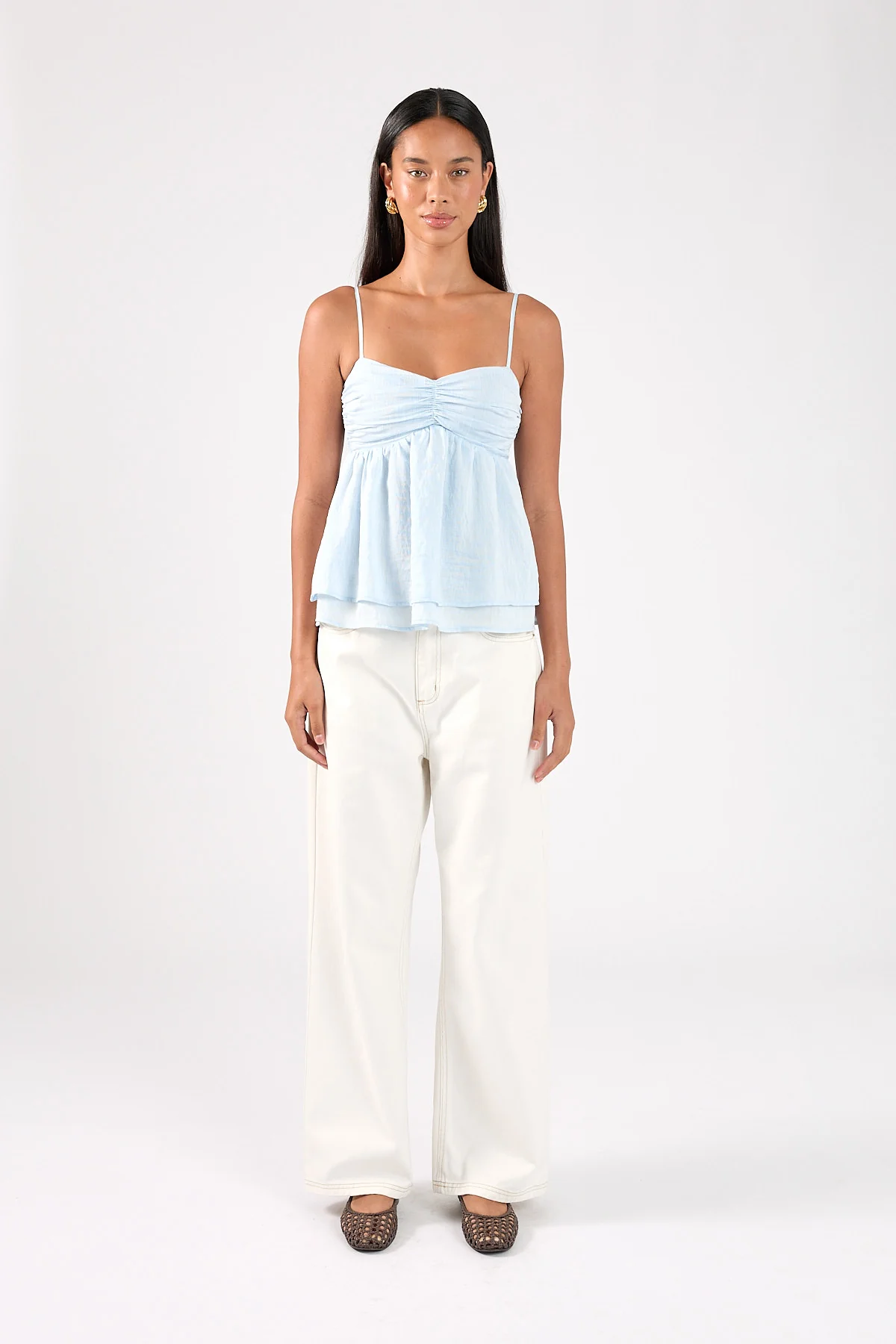 Perfect Stranger Liora Cami Top Light Blue - Image 4