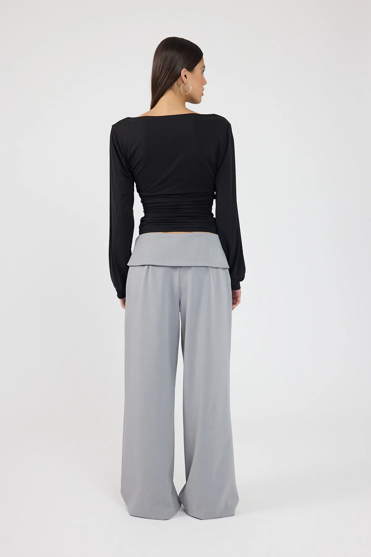 Perfect Stranger Loella Long Sleeve Top Black - Image 3