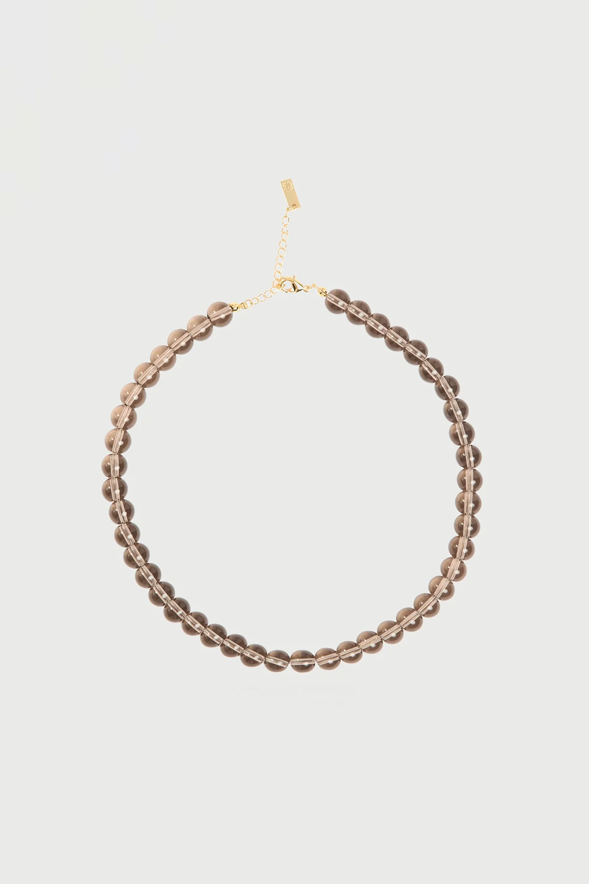 Perfect Stranger Lou Beaded Necklace Brown