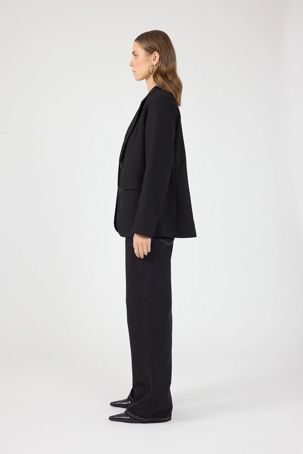 Perfect Stranger Luca Oversized Blazer Black - Image 6