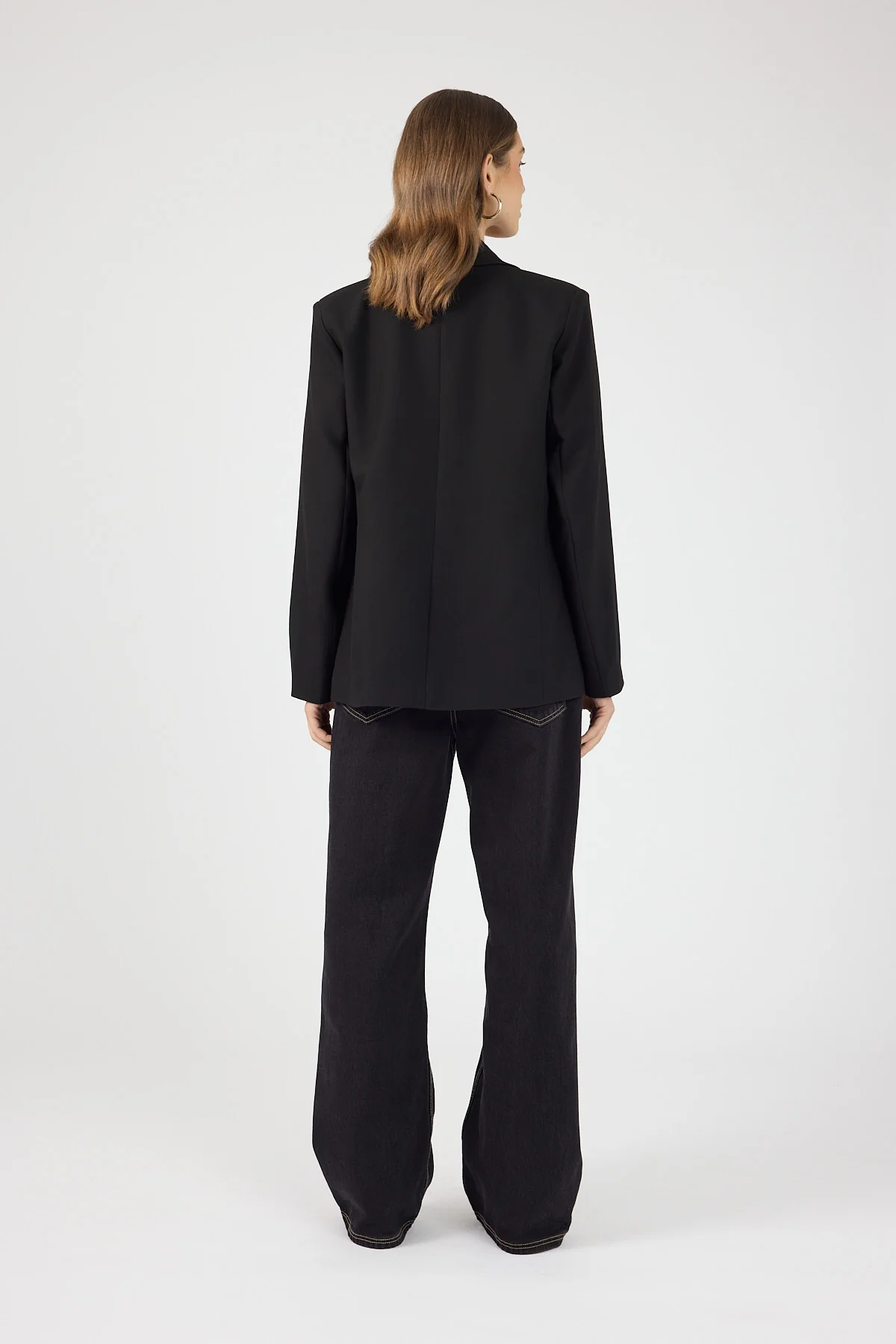 Perfect Stranger Luca Oversized Blazer Black - Image 7