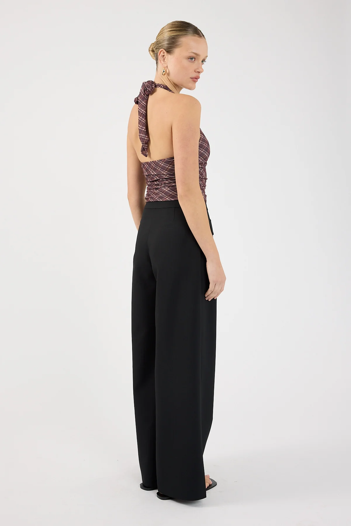 Perfect Stranger Luca Pocket Tailored Pants Black - Image 5