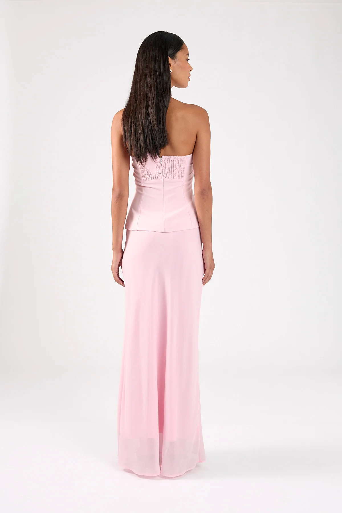 Perfect Stranger Lula Chiffon Maxi Skirt Pink - Image 5