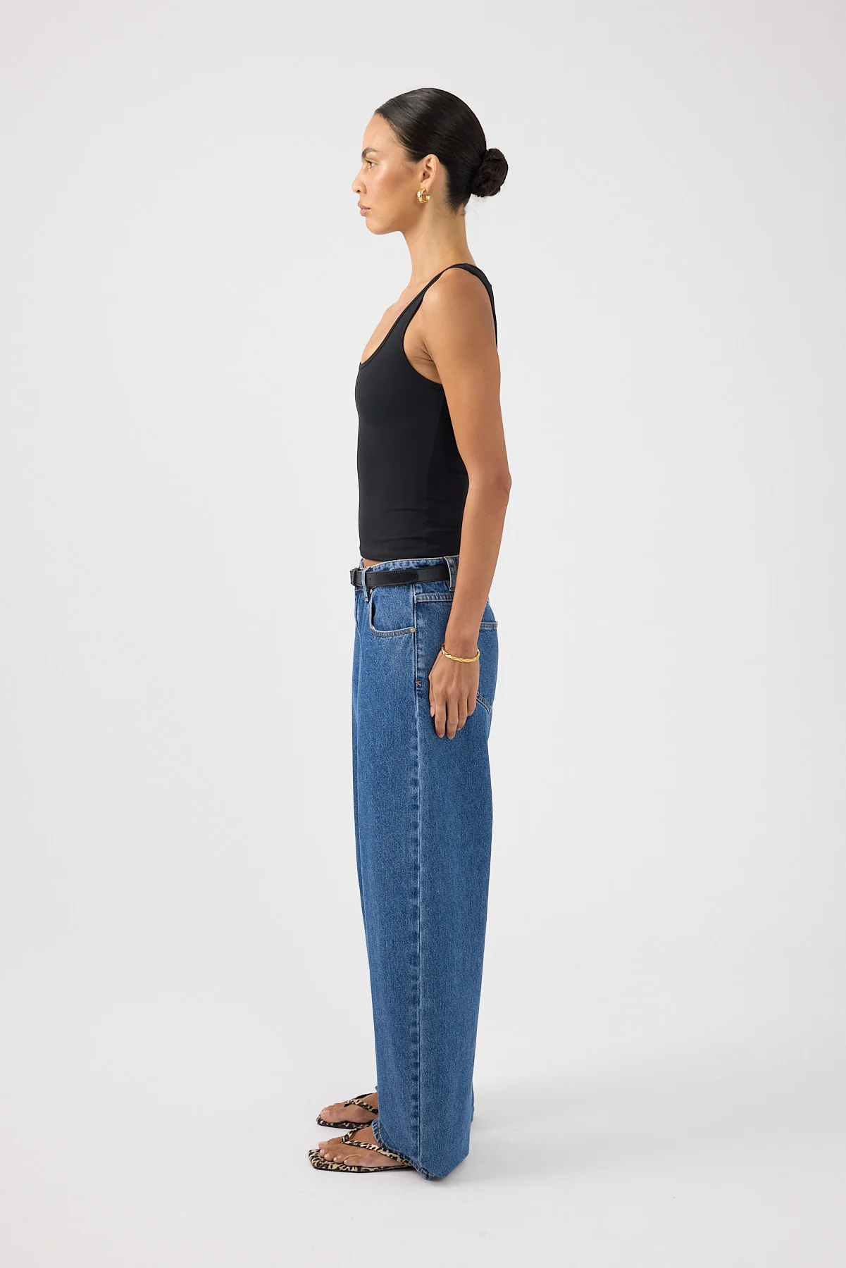 Perfect Stranger Luma Stretch Tank Top Black - Image 5