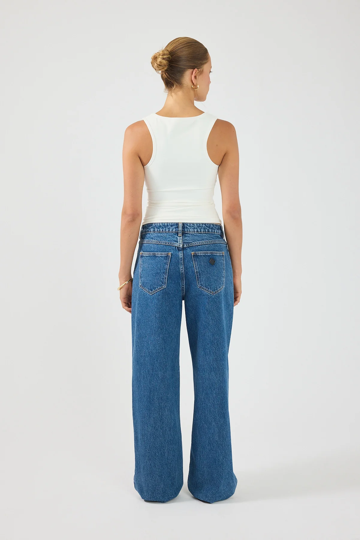Perfect Stranger Luma Stretch Tank Top White - Image 5