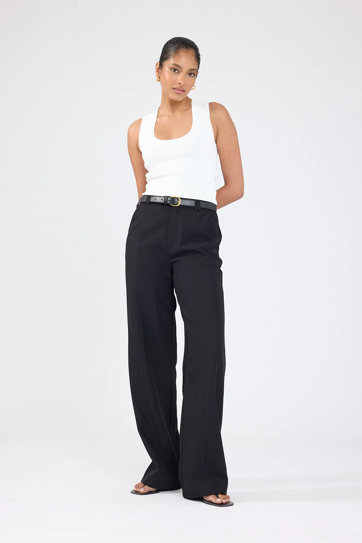 Perfect Stranger Maisie Recycled High Rise Pant Black - Image 5