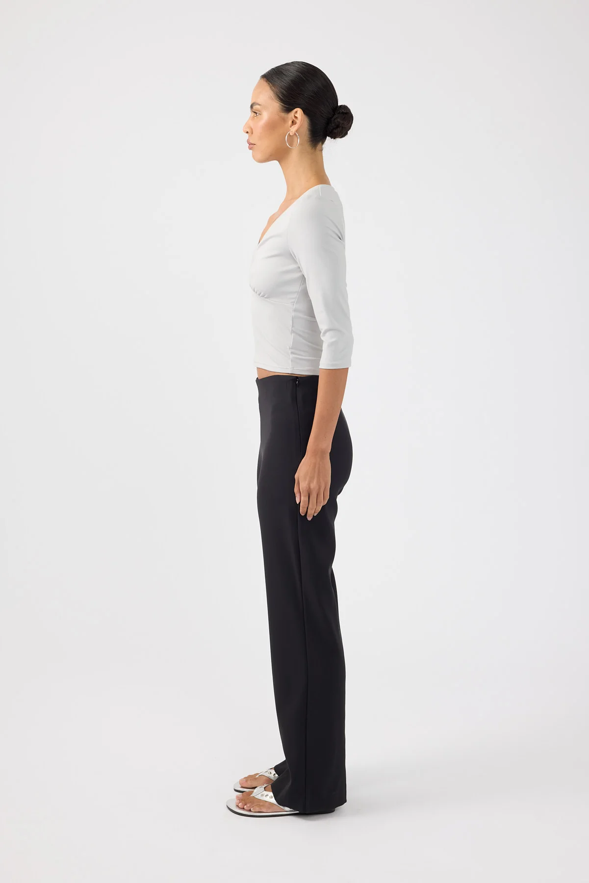 Perfect Stranger Margaux High Rise Pants Black - Image 2