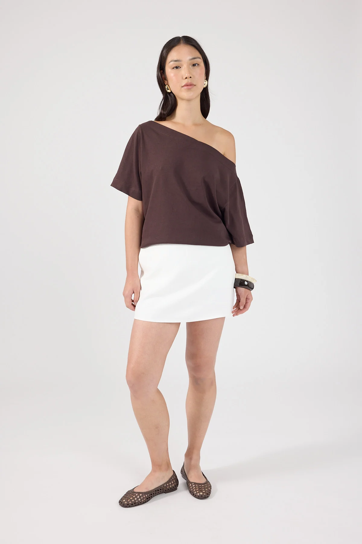 Perfect Stranger Mariana High Rise Skort White