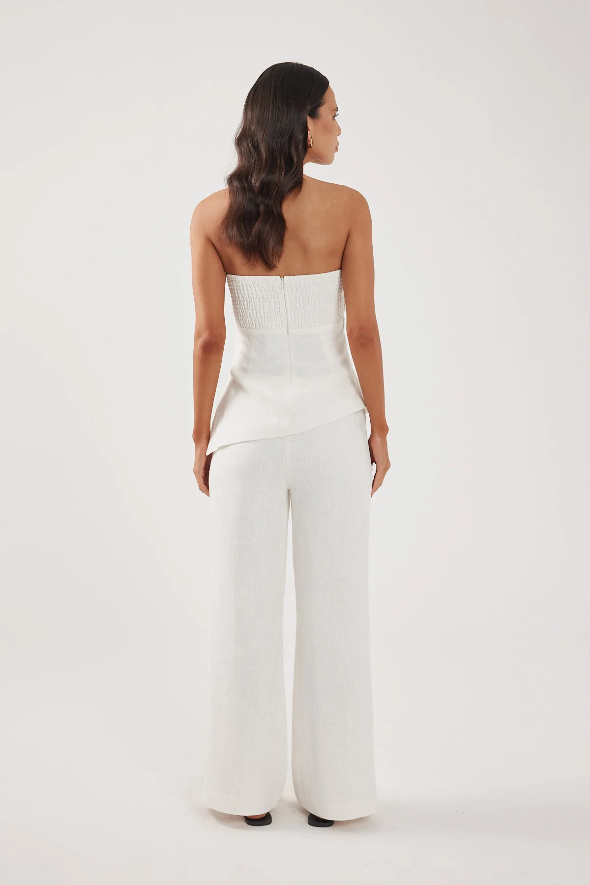 Perfect Stranger Marlo Mid Rise Menorca Pant White - Image 3