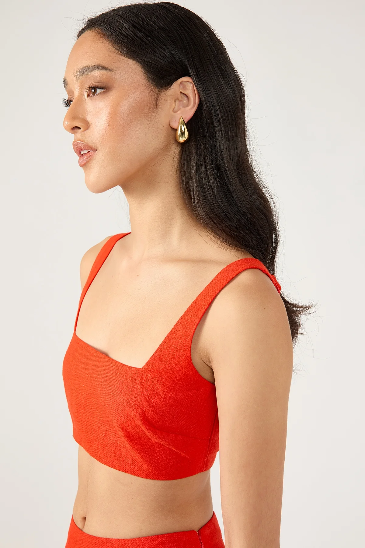 Perfect Stranger Menorca Square Neck Bralette Red - Image 4
