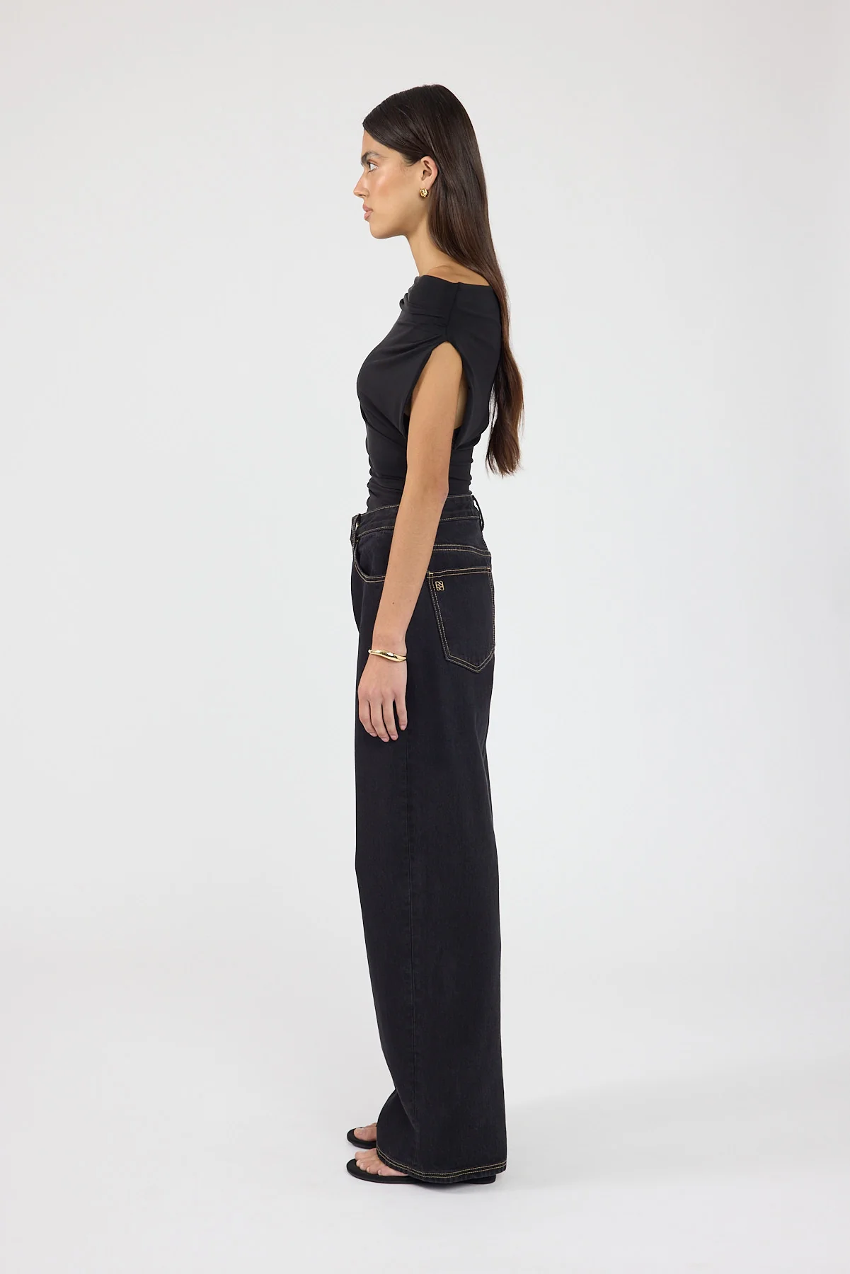 Perfect Stranger MID RISE BAGGY JEAN Washed Black - Image 2