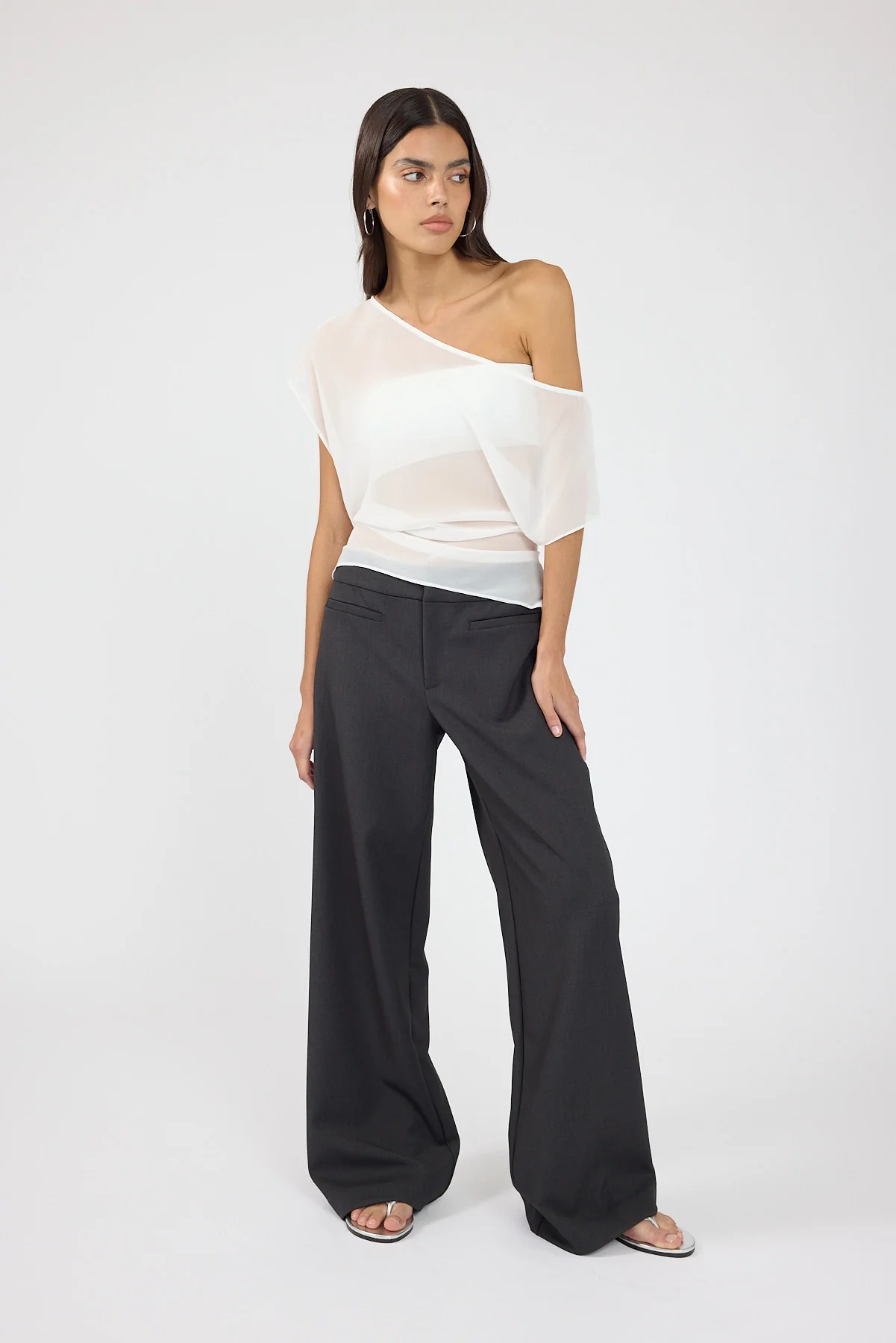 Perfect Stranger Minari Mid Rise Pant Charcoal - Image 8