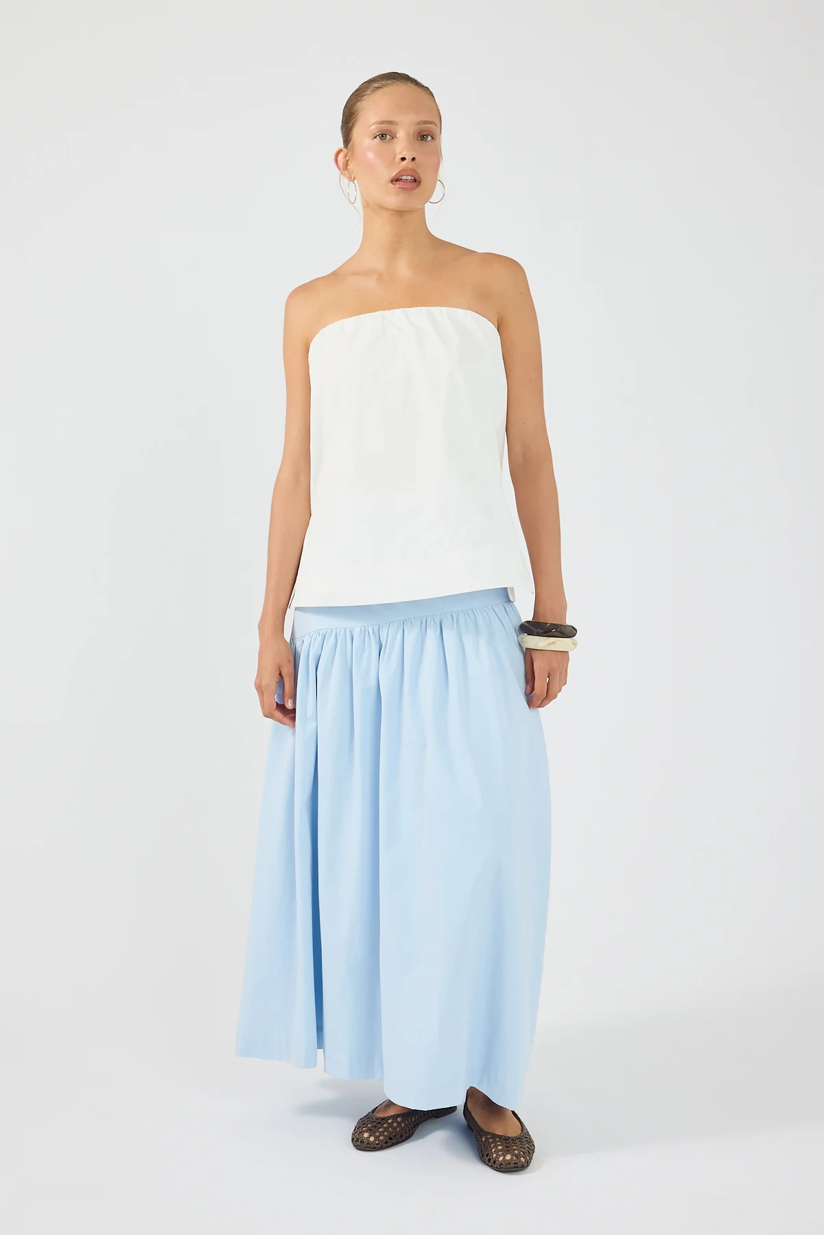Perfect Stranger Monti Maxi Skirt Blue - Image 2