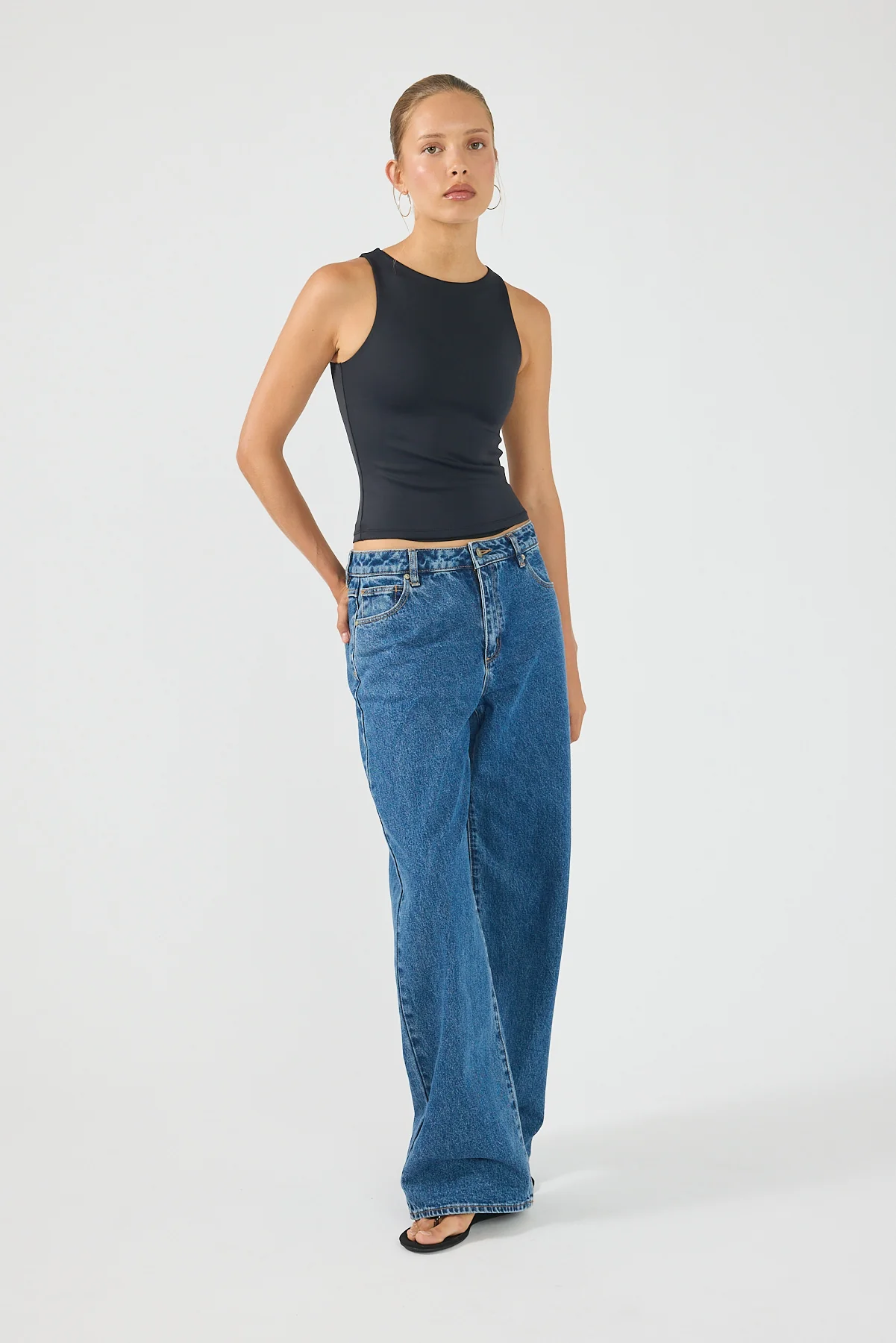 Perfect Stranger Orion Stretch Top Black