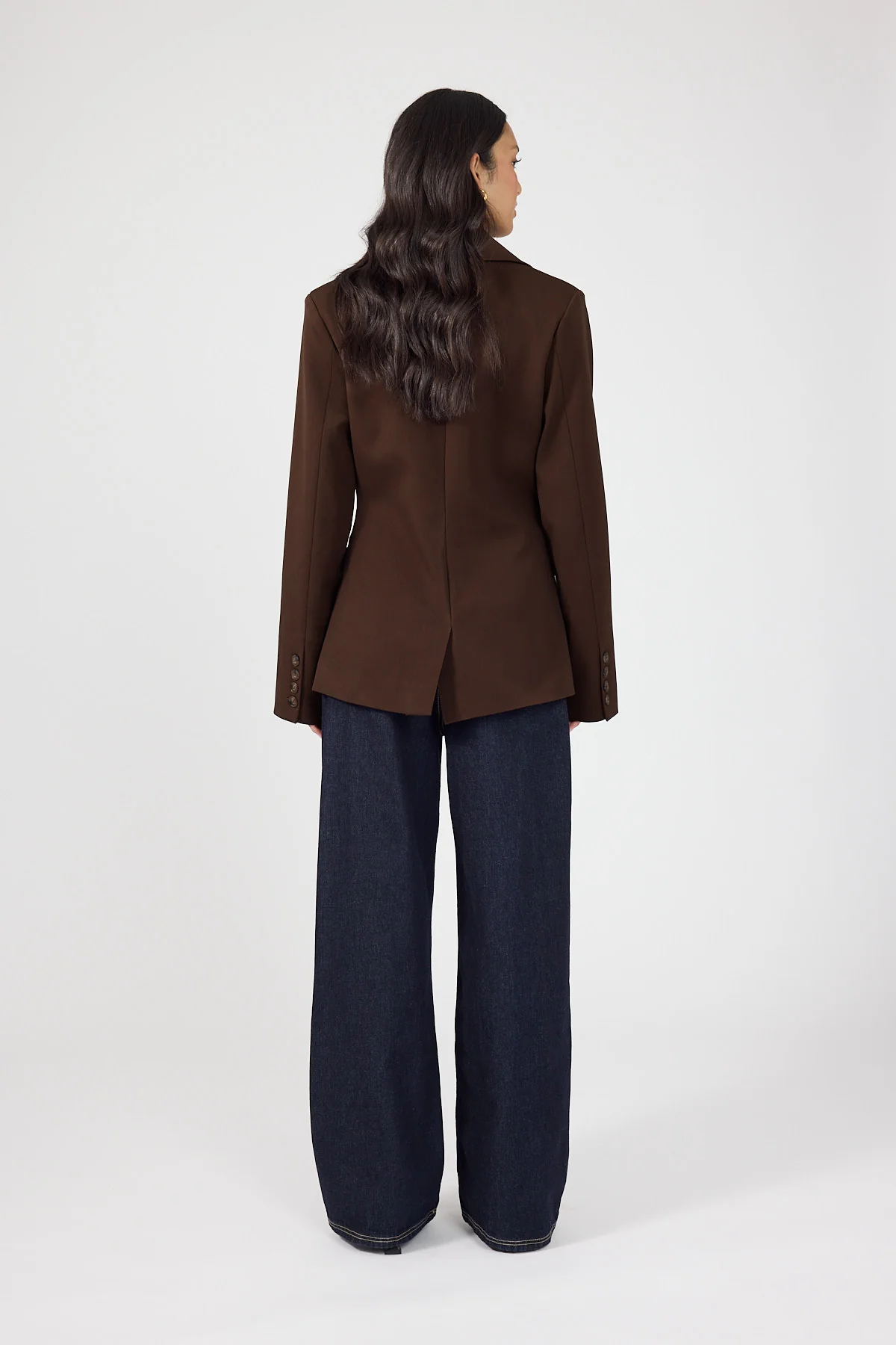 Perfect Stranger Palmer Fitted Blazer Brown - Image 3