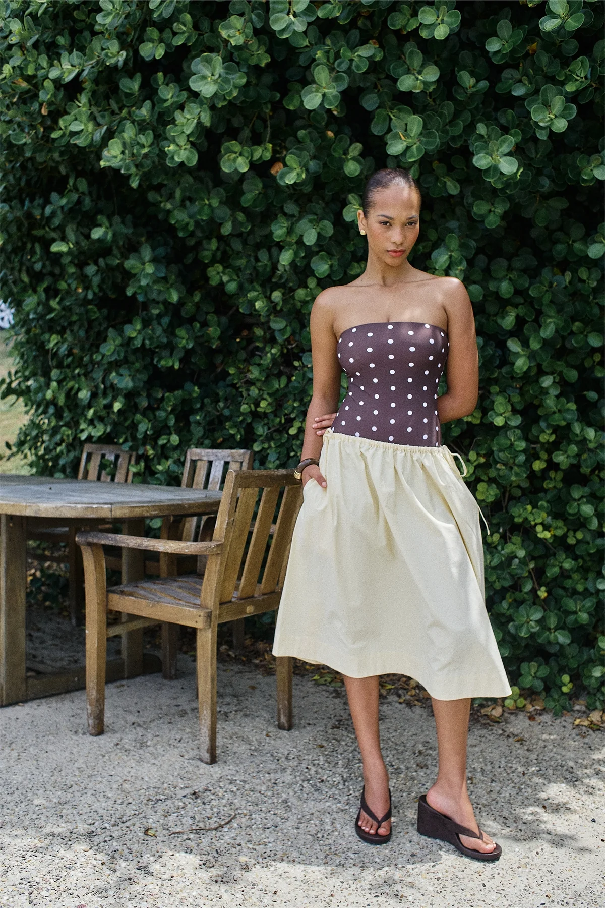 Perfect Stranger Penelope Midi Skirt Yellow - Image 3