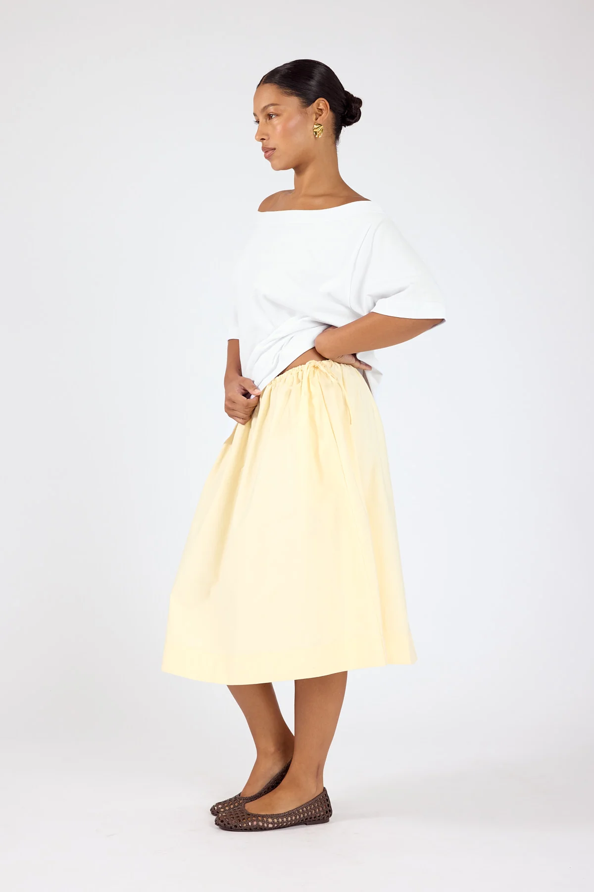 Perfect Stranger Penelope Midi Skirt Yellow - Image 6