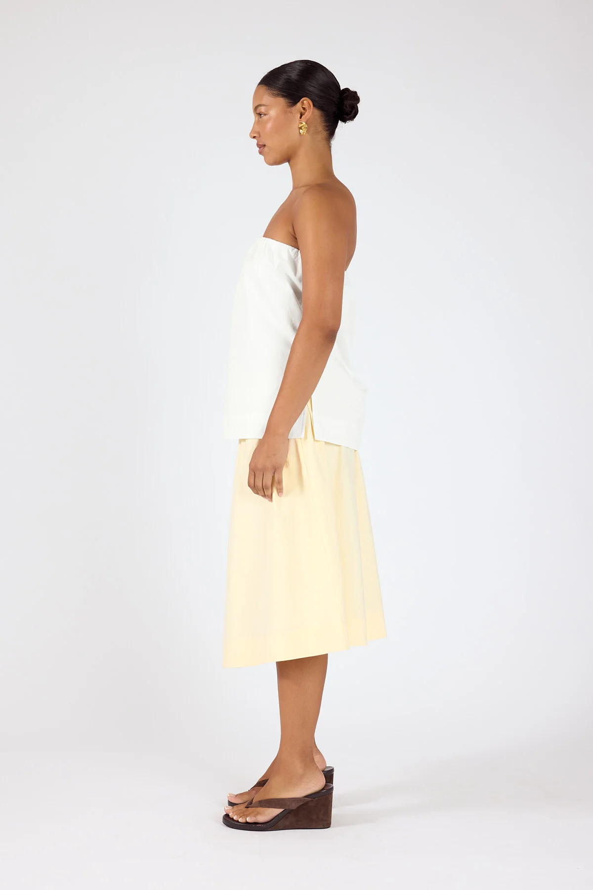 Perfect Stranger Penelope Midi Skirt Yellow - Image 7