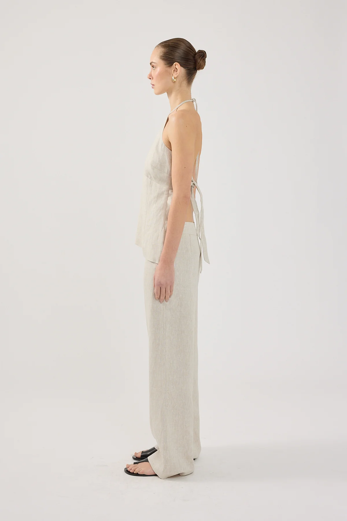 Perfect Stranger Reese Halter Top Oat - Image 6