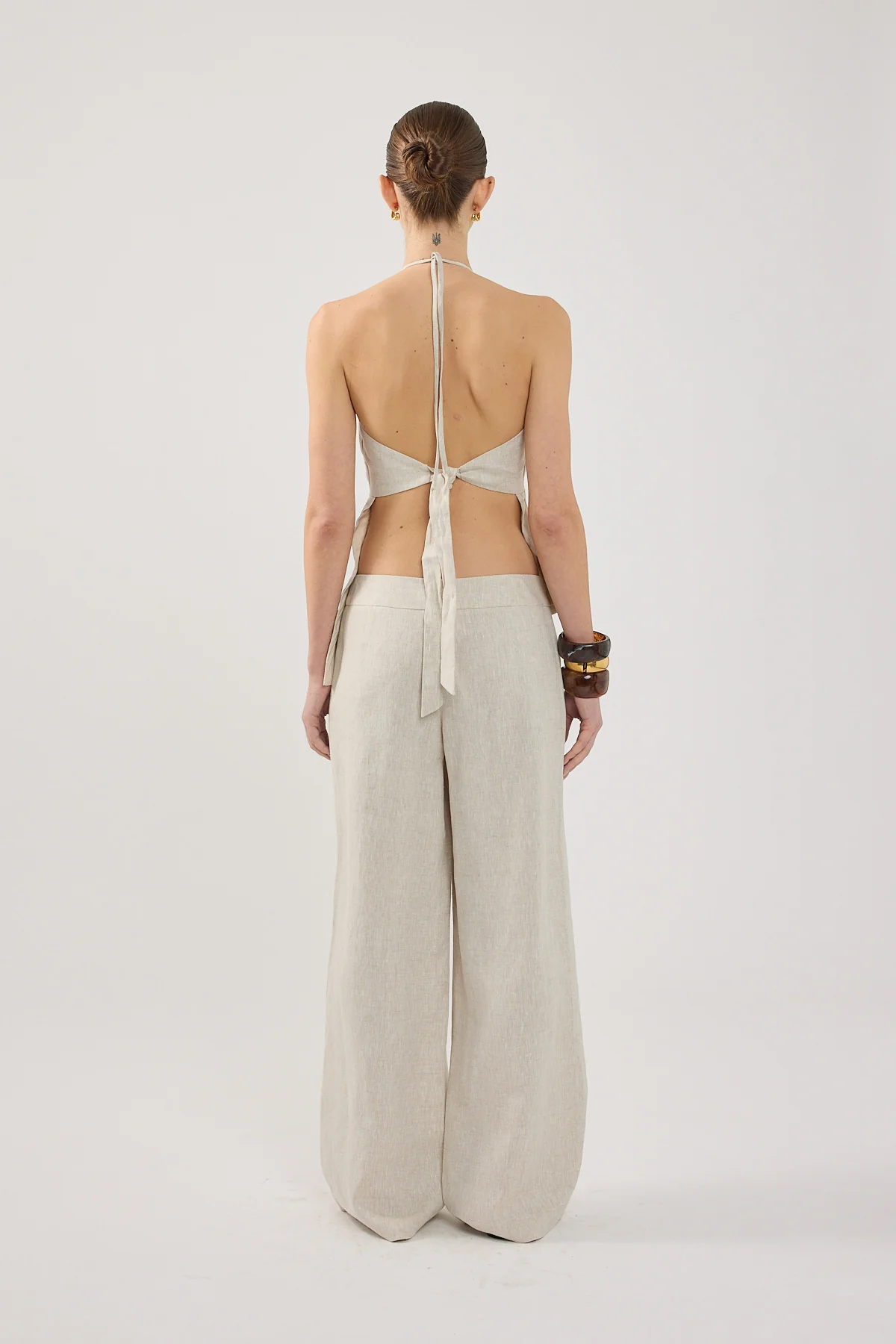 Perfect Stranger Reese Halter Top Oat - Image 7