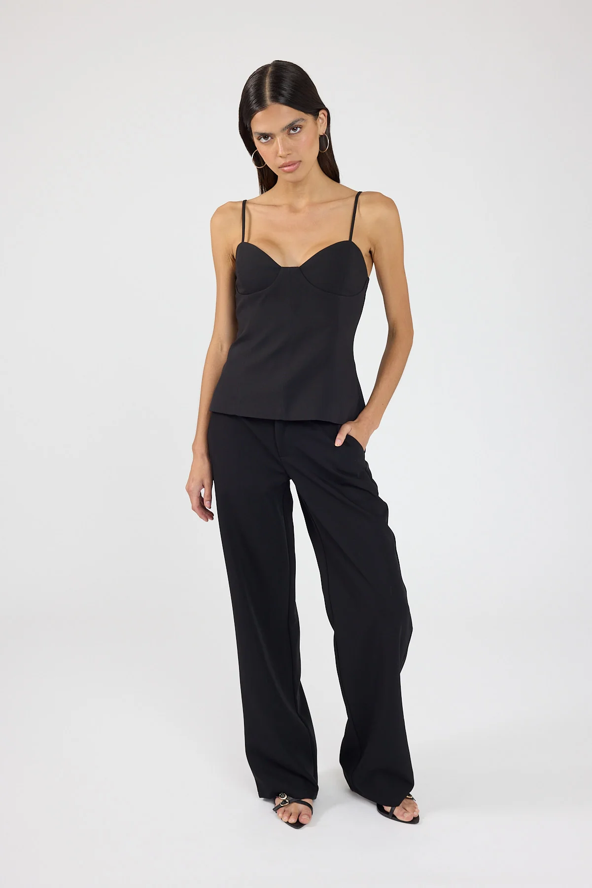 Perfect Stranger Rio Bodice Top Black - Image 3