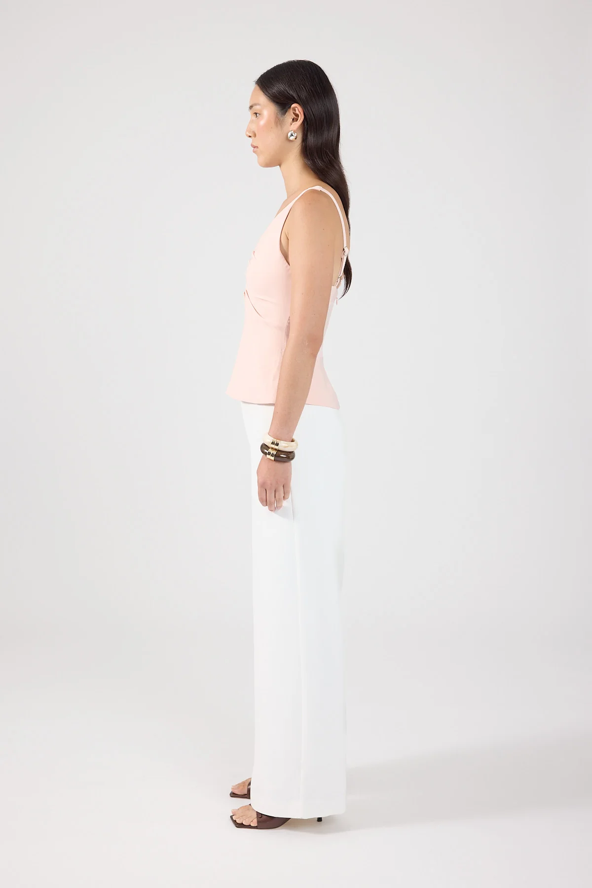 Perfect Stranger Robie High Rise Suiting Pants White - Image 2
