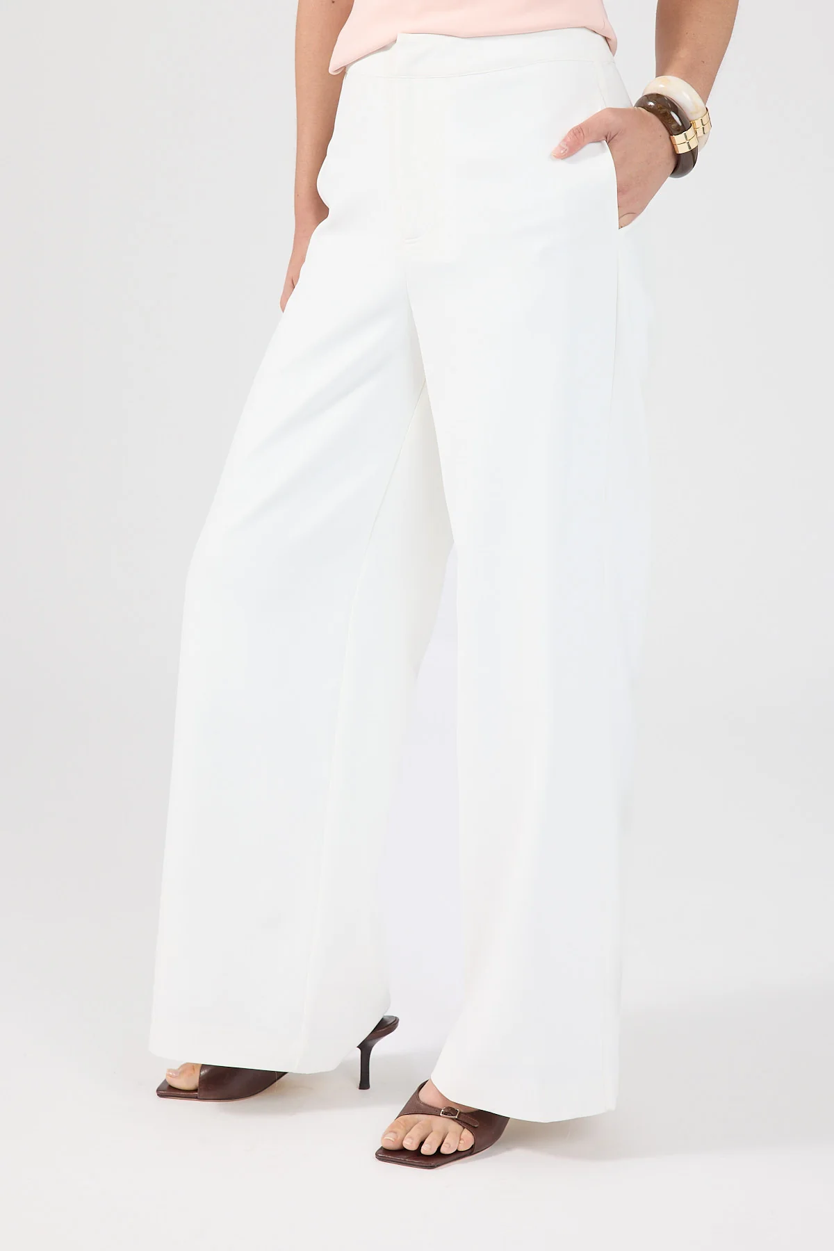 Perfect Stranger Robie High Rise Suiting Pants White - Image 4