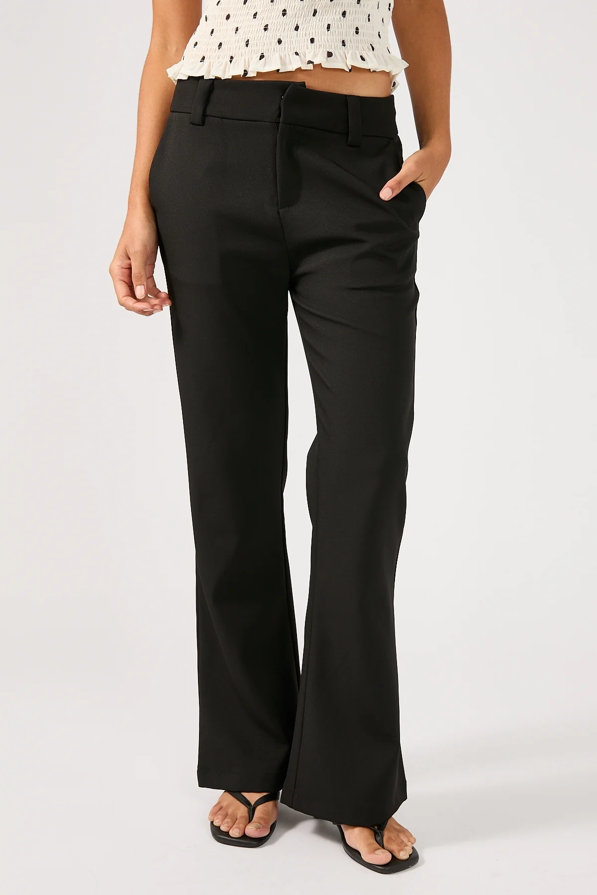 Perfect Stranger Romeo Bootcut Tailored Pant Black - Image 2