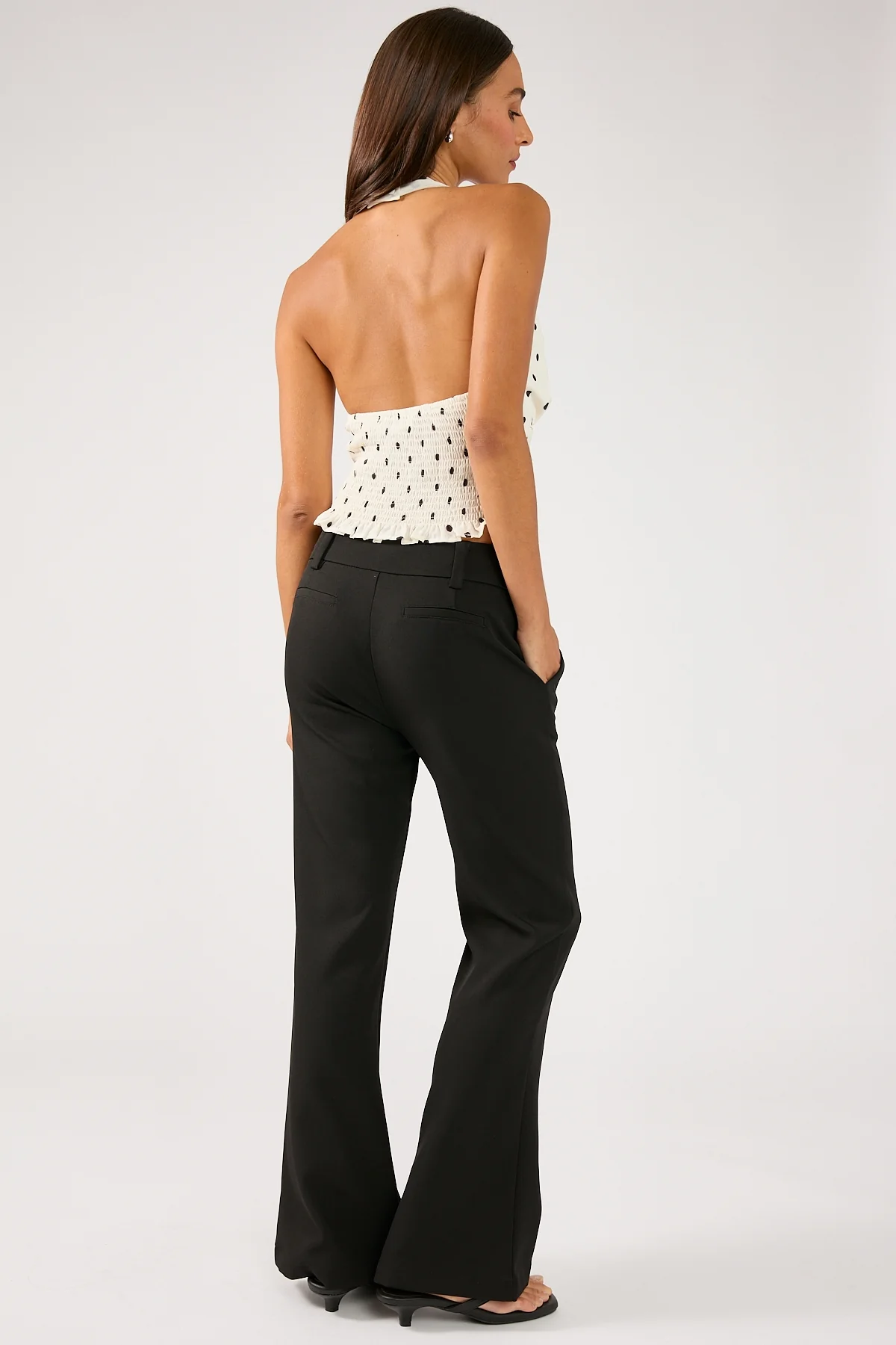 Perfect Stranger Romeo Bootcut Tailored Pant Black - Image 5