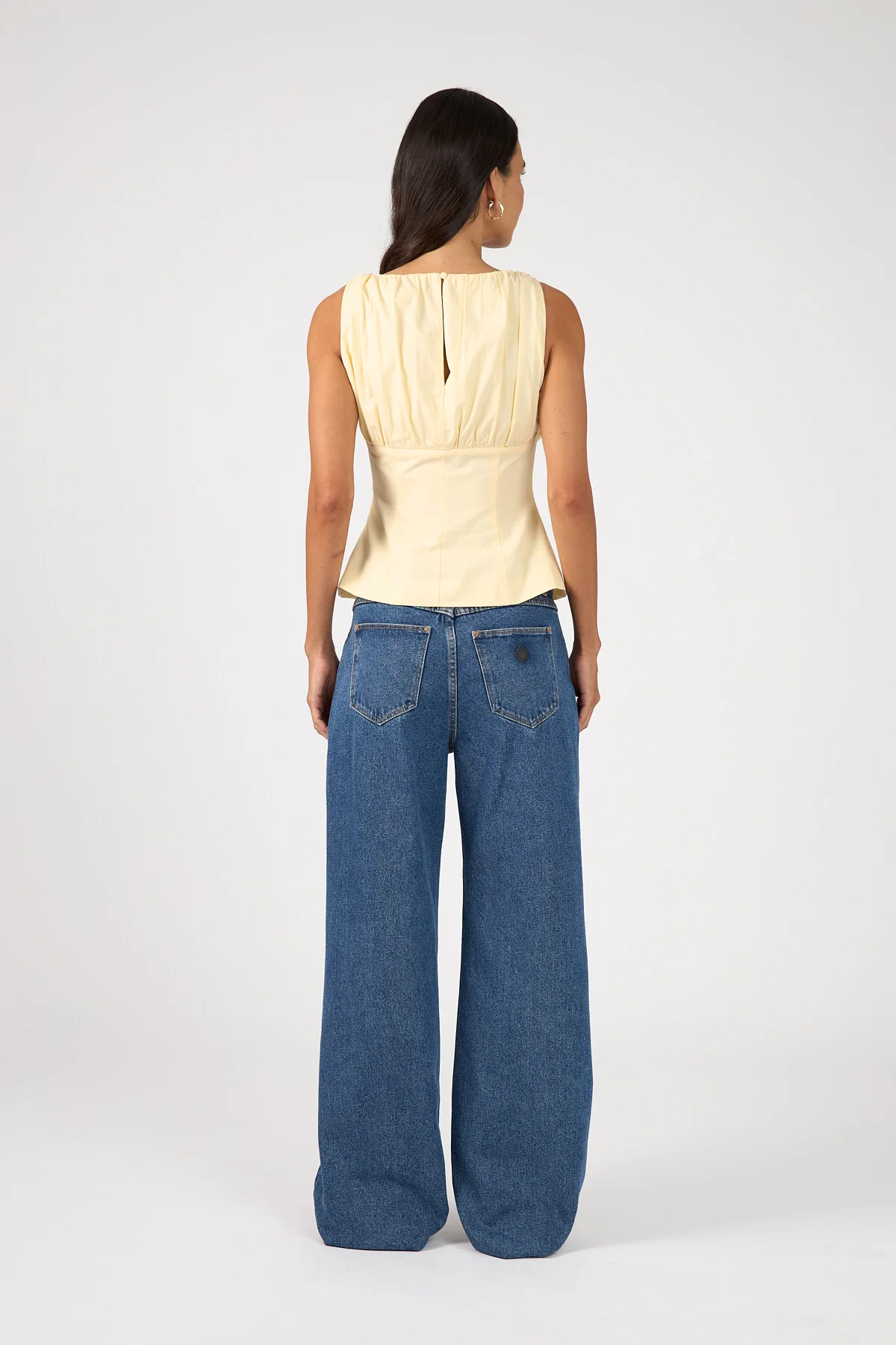 Perfect Stranger Rosalie Gathered Top Yellow - Image 2