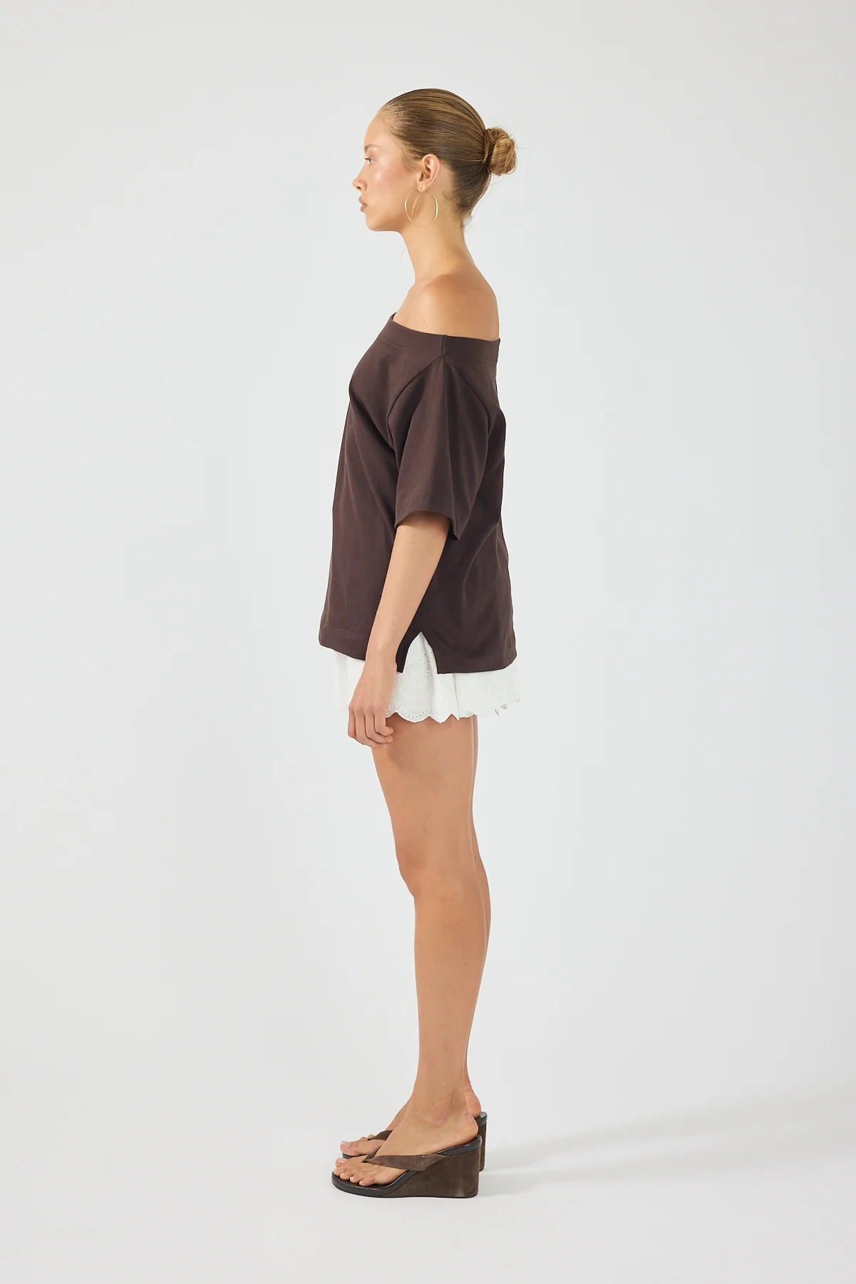 Perfect Stranger Sammy Broderie Shorts White - Image 2