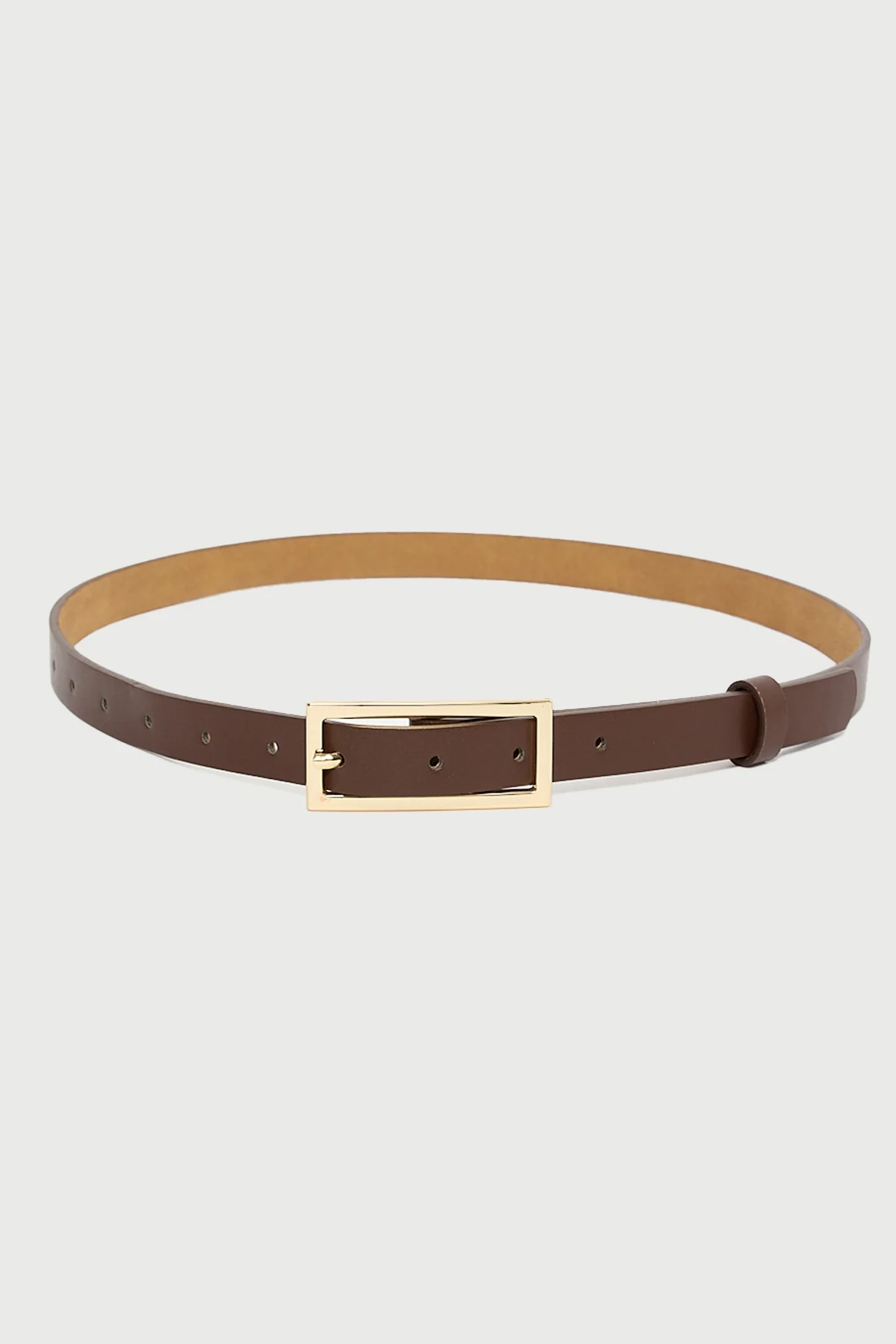 Perfect Stranger Signature Thin Belt Brown