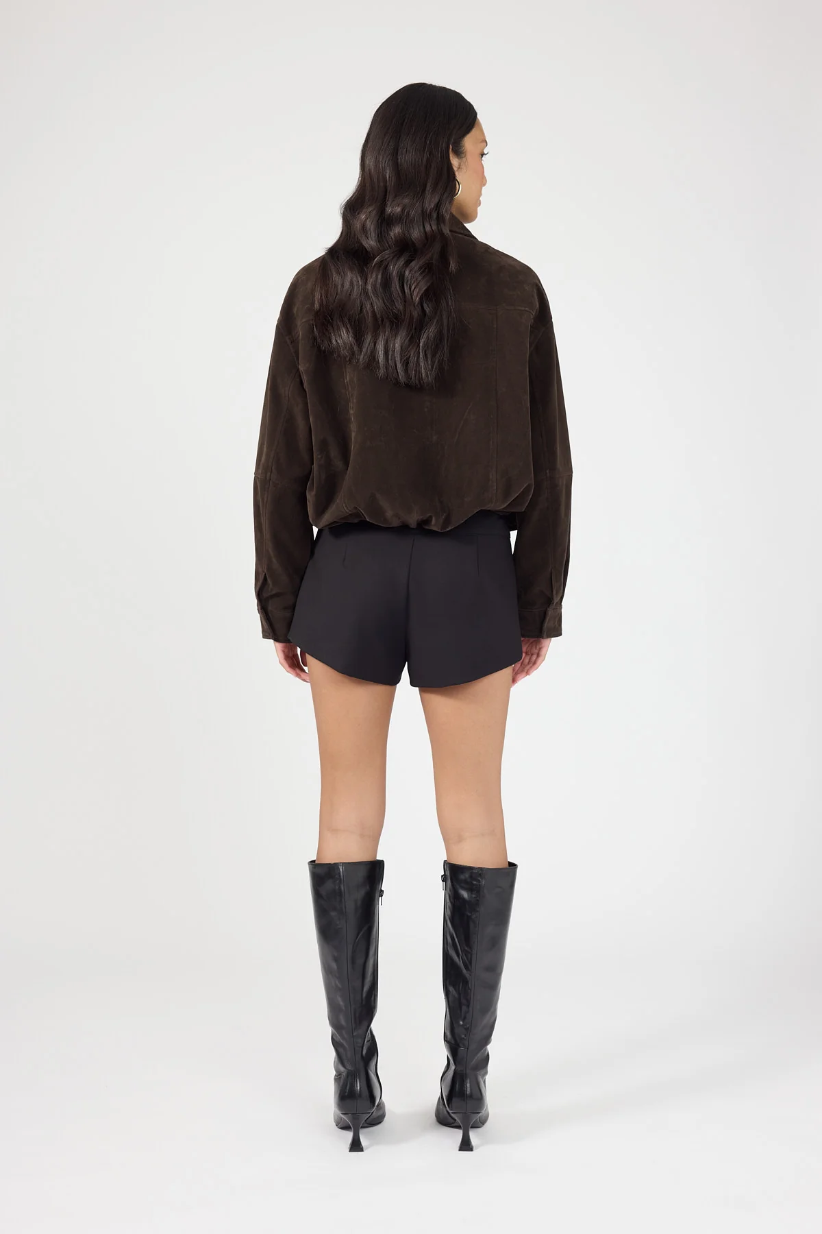 Perfect Stranger Skyler Mid Rise Shorts Black - Image 3