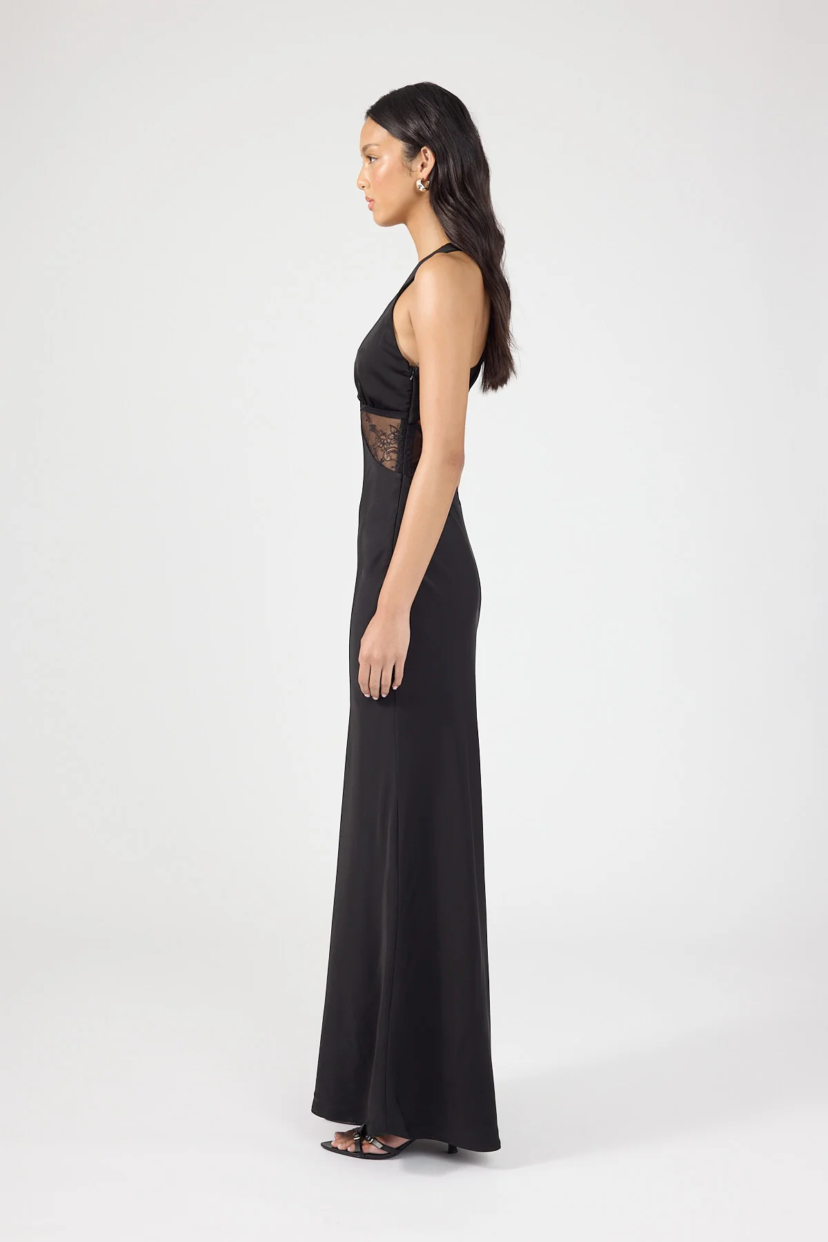 Perfect Stranger Sol Lace Maxi Dress Black - Image 3