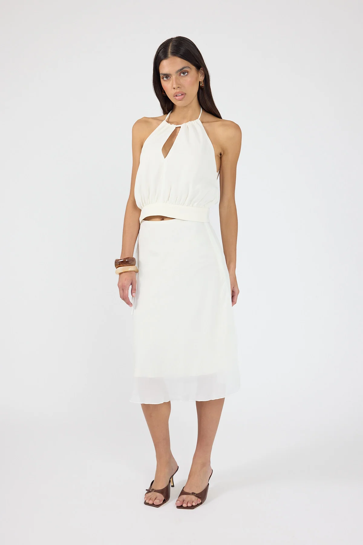 Perfect Stranger Stella Halter Top Off White - Image 6