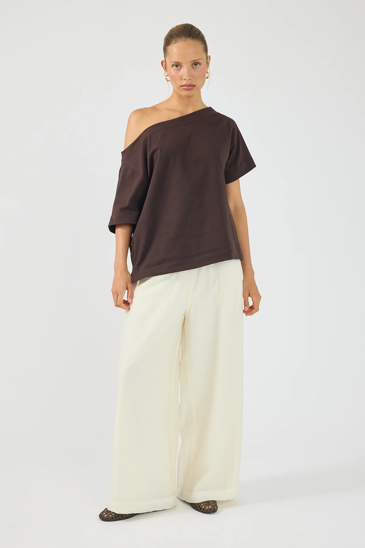 Perfect Stranger Sylvie High Rise Pants Cream - Image 5