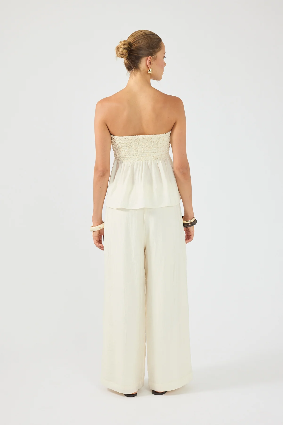 Perfect Stranger Sylvie High Rise Pants Cream - Image 8