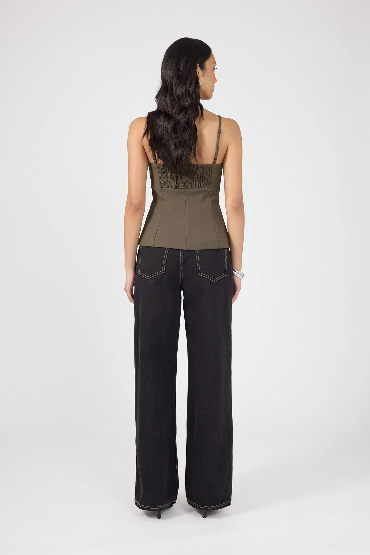 Perfect Stranger Vaila Bodice Top Taupe - Image 3
