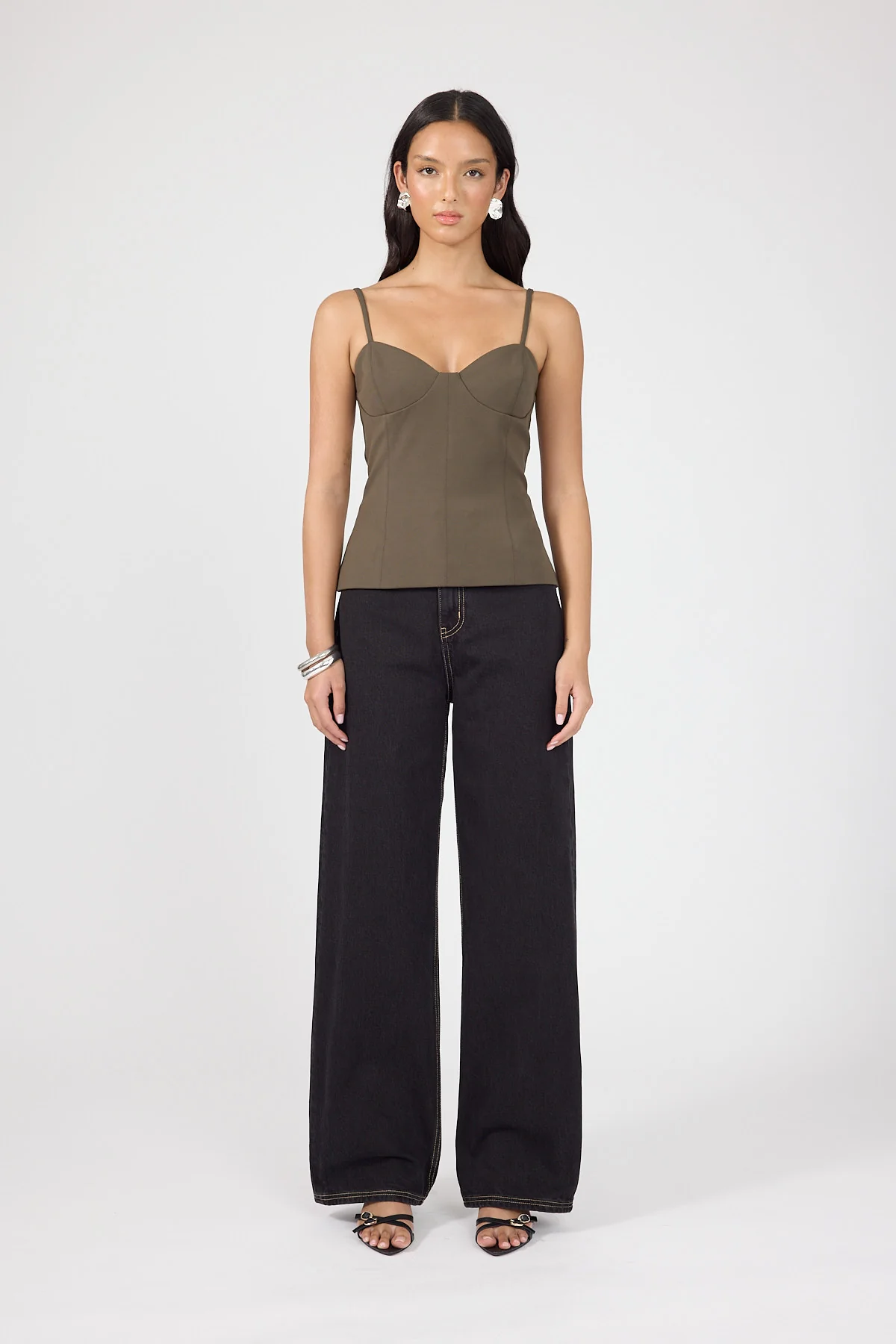 Perfect Stranger Vaila Bodice Top Taupe - Image 5