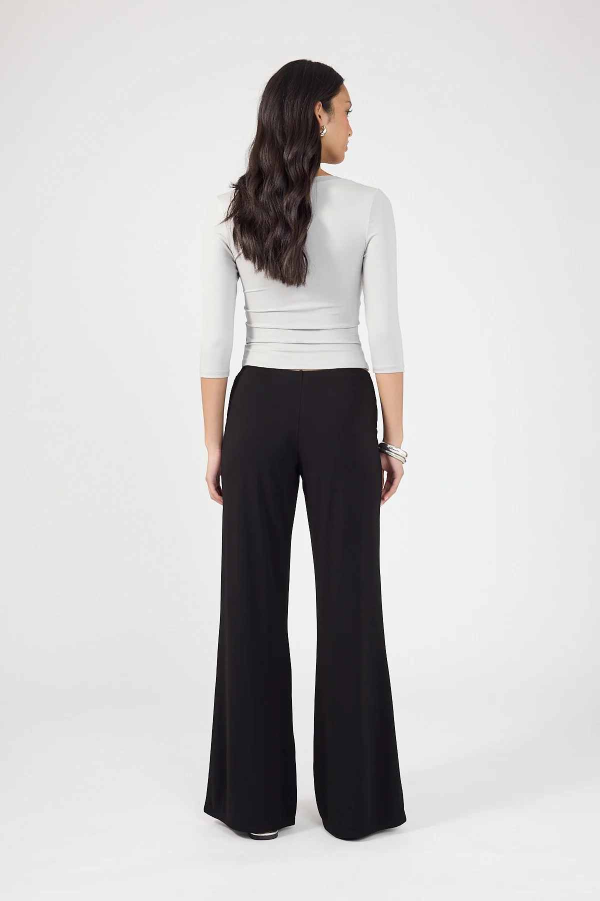 Perfect Stranger Vienna Front Tie Pants Black - Image 3
