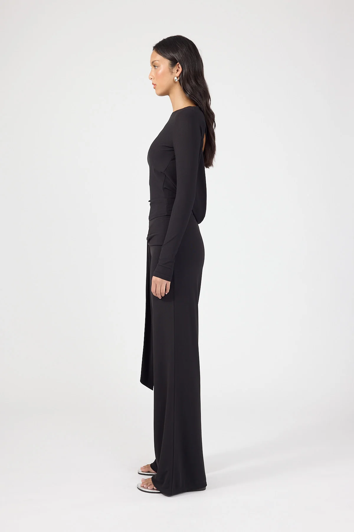 Perfect Stranger Vienna Front Tie Pants Black - Image 7