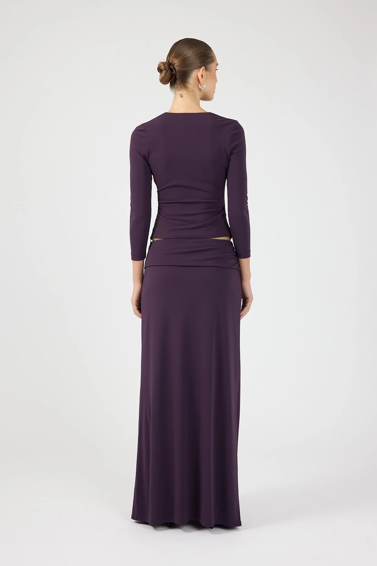 Perfect Stranger Vienna Maxi Skirt Purple - Image 4
