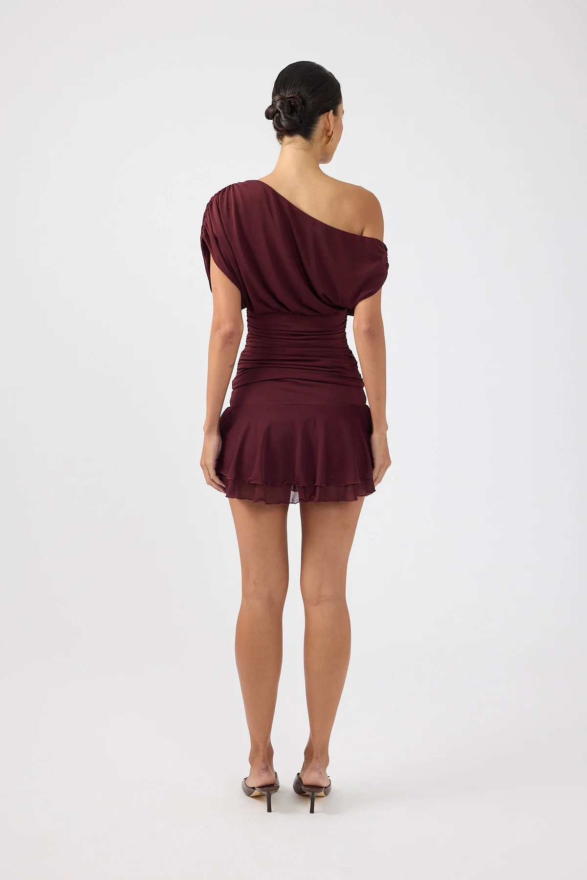 Perfect Stranger Vionne Mesh Skort Plum - Image 8